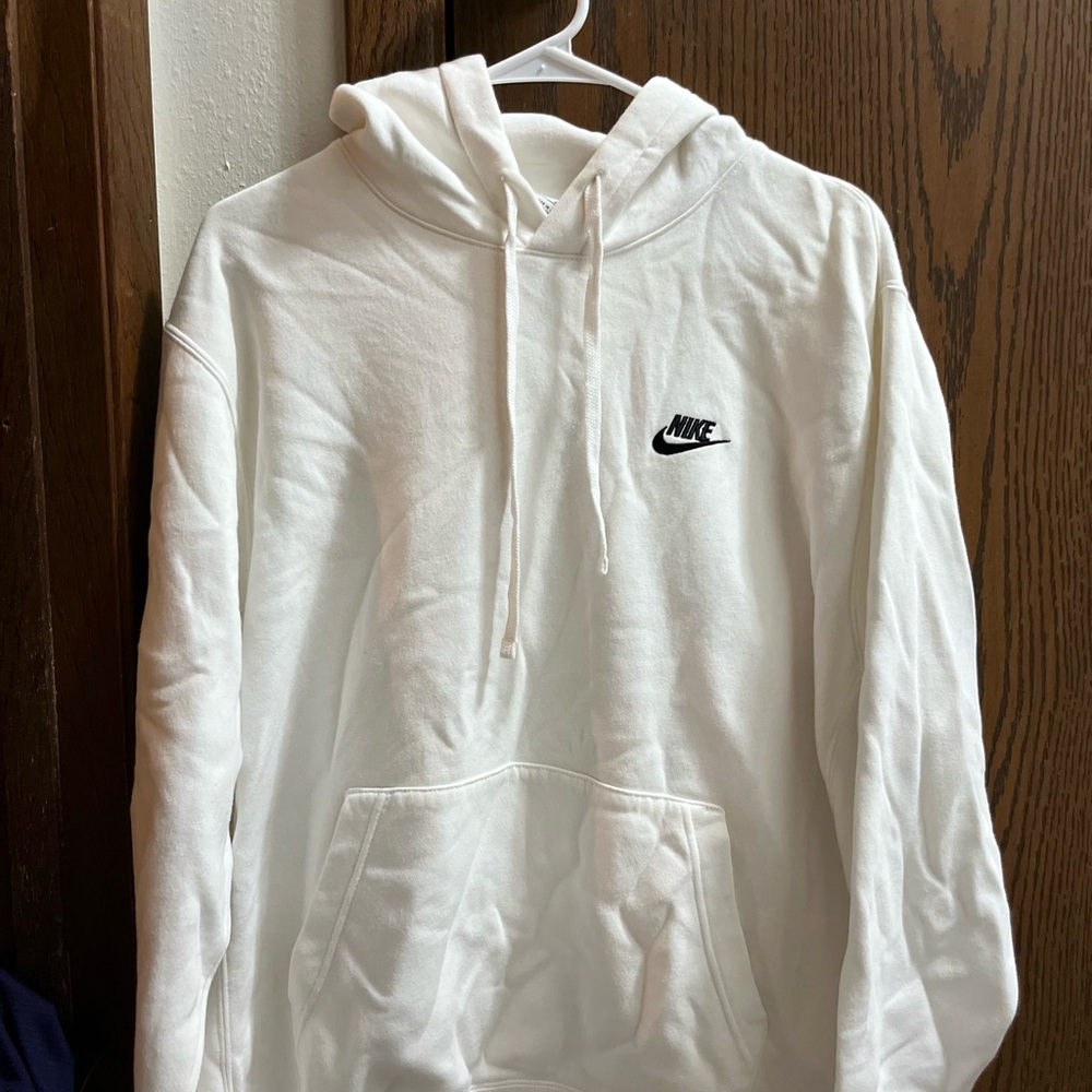 Nike White Hoodie
